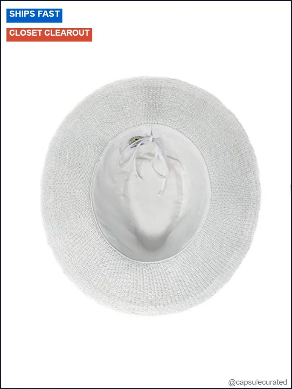 UPF 50+ Women's Wide Brim Packable Straw Fedora Sun Hat with Drawstring